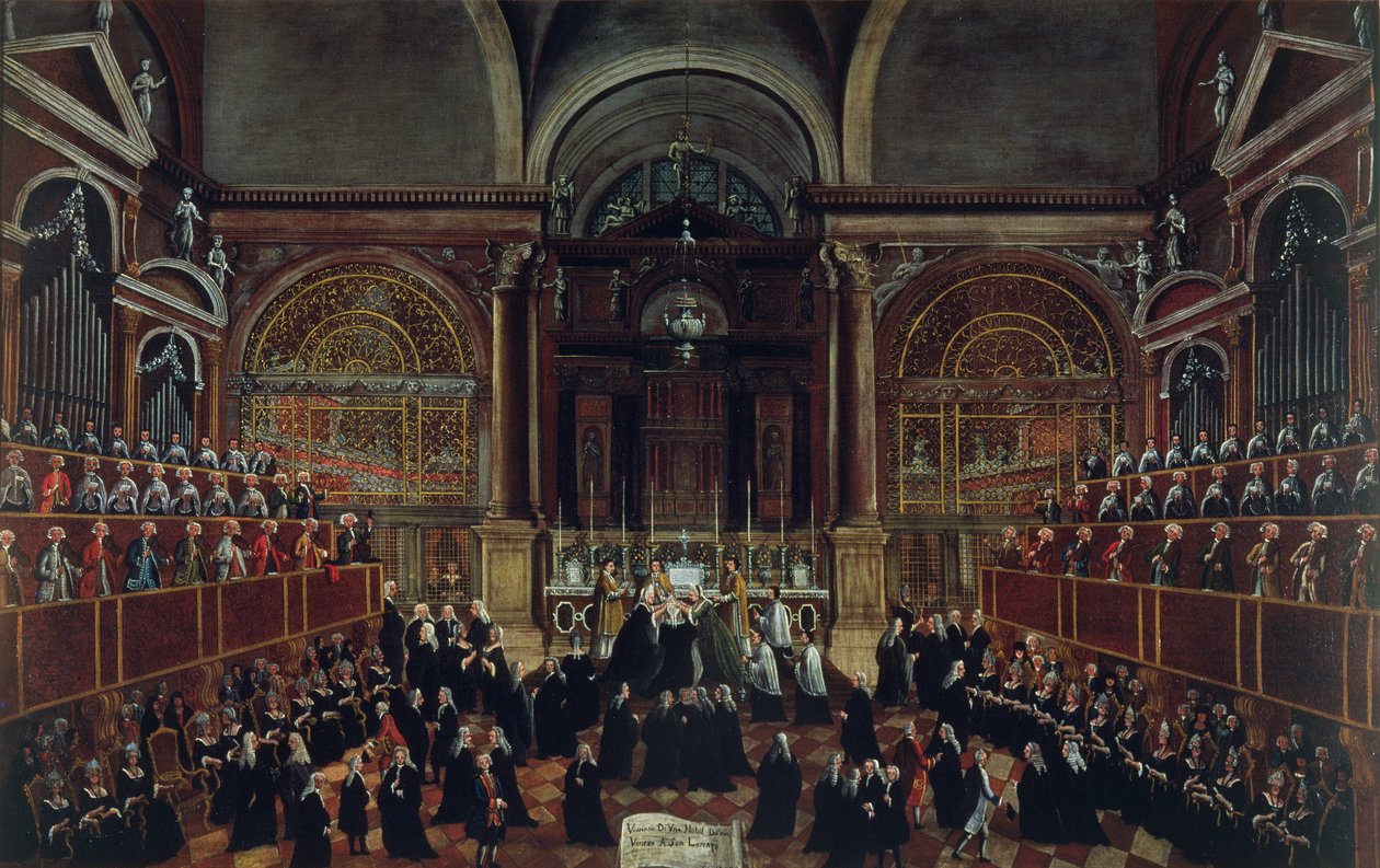 Die Investitur eines Monarchen in San Lorenzo von Gabriele Bella