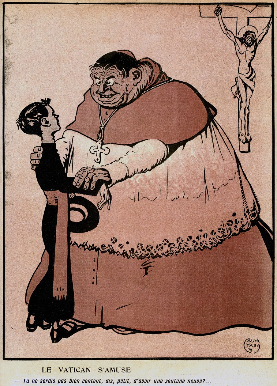 Karikatur im französischen politischen Humorblatt „L