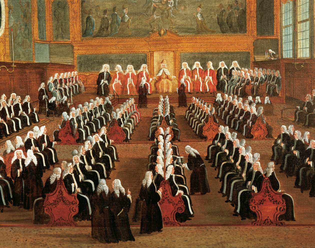Rat der Pregadi im Dogenpalast (Detail) von Gabriele Bella