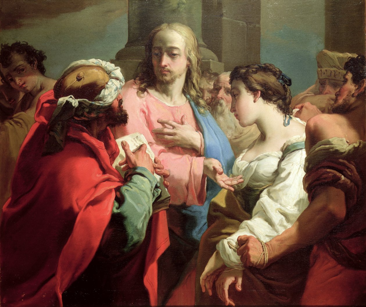 Christus und die Ehebrecherin von Gaetano Gandolfi
