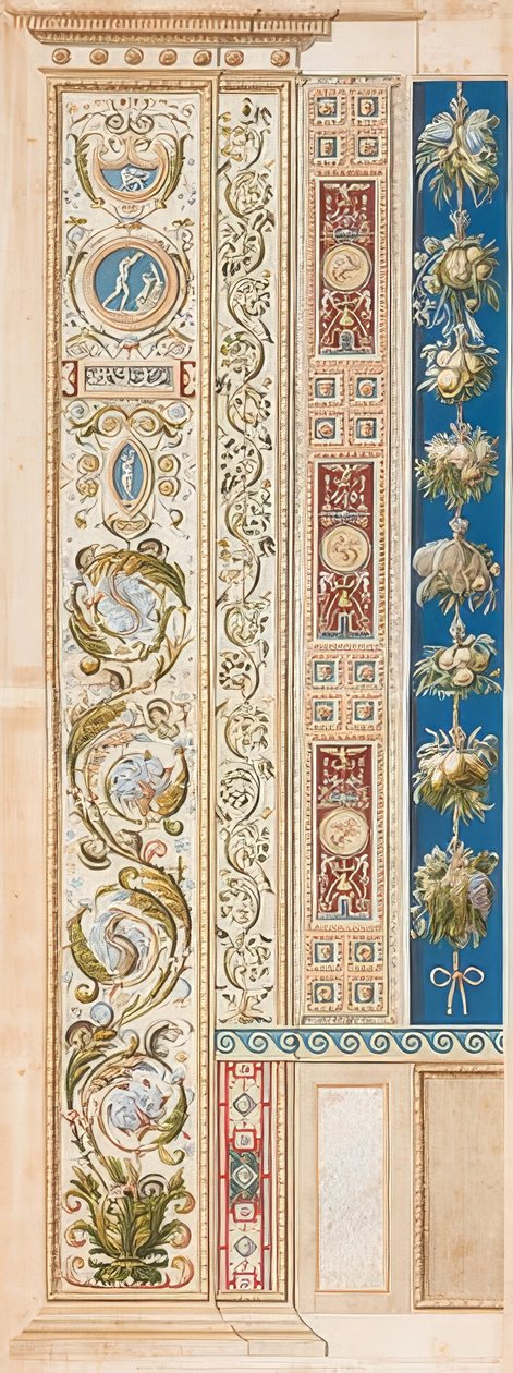 Pilaster Loggia V (Verzierung mit den schönen Ranken) von Gaetano Savorelli