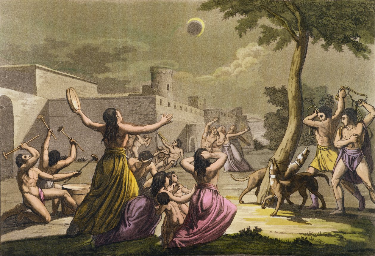 Schrecken der Peruaner während einer Mondfinsternis, aus 