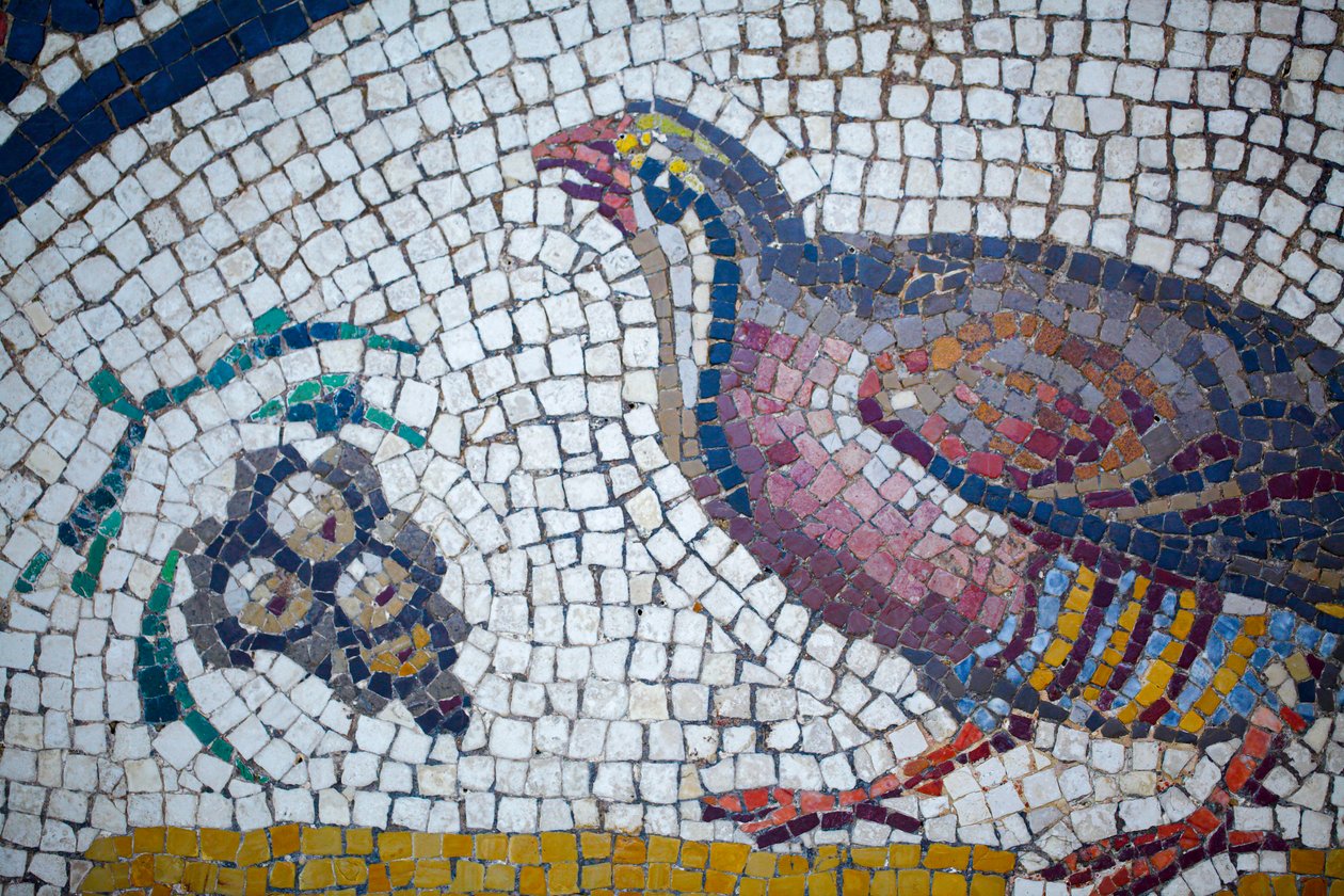 Römisches Mosaik von Gallo-Roman