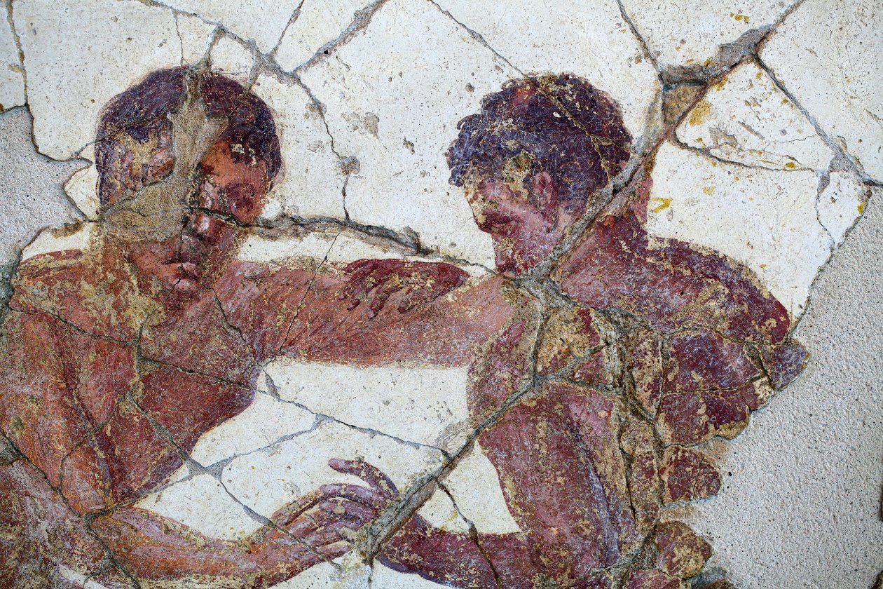 Die Spiele der Palaestra von Gallo-Roman Gallo-Roman