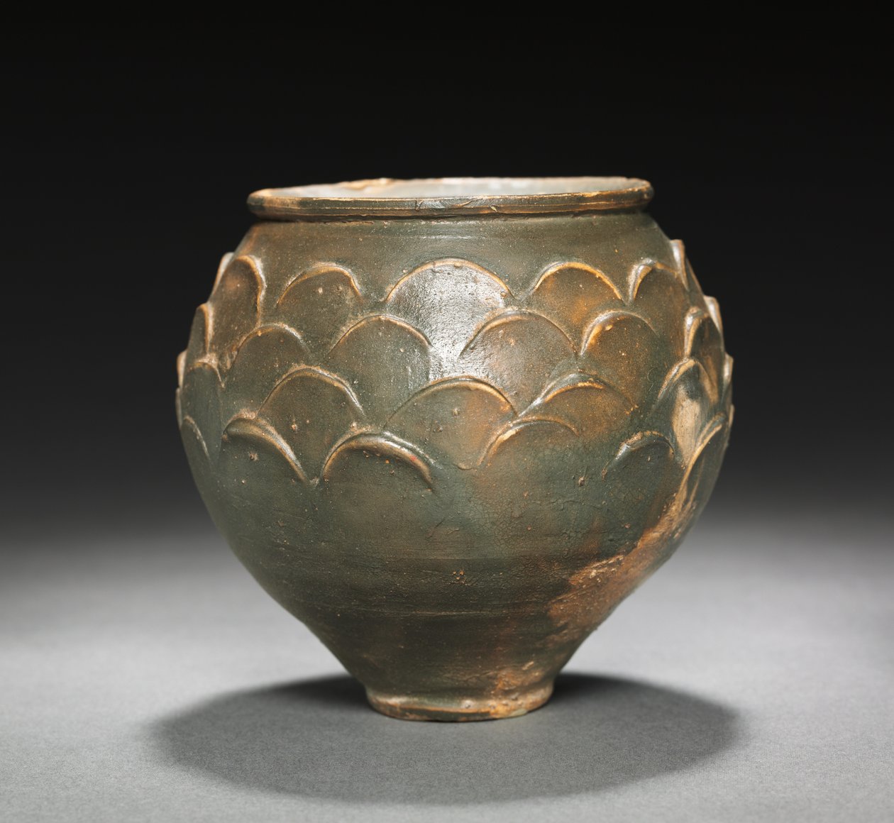 Becher mit Schuppenmuster, Köln, 1-100 von Gallo Roman