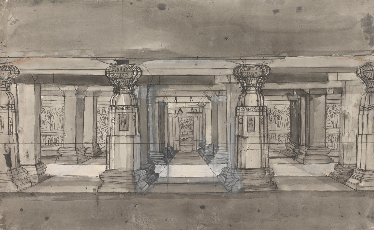 Das Obergeschoss der Jagannatha Sabha von Gangaram Chintaman Tambat