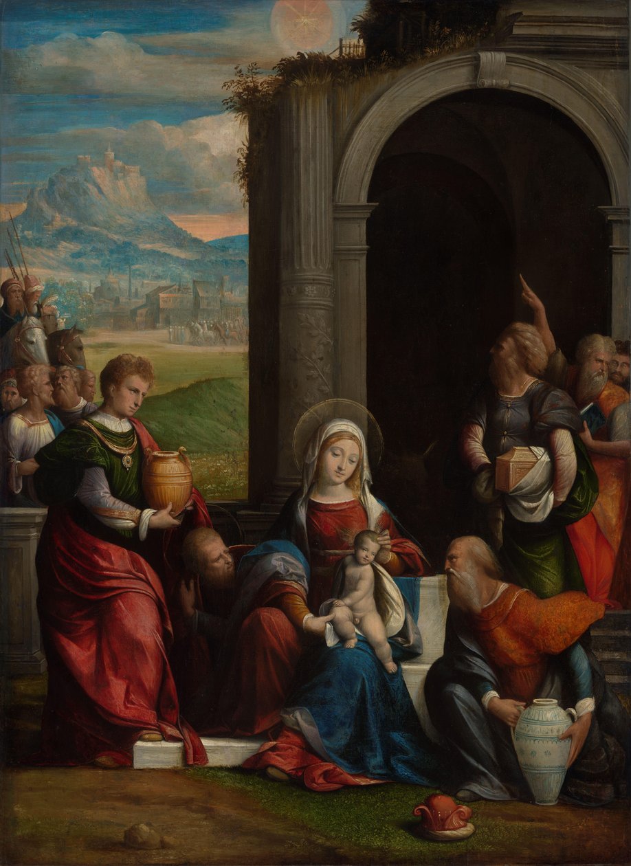Die Anbetung der Könige von Garofalo