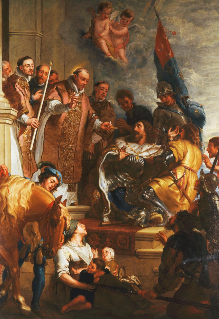 Der heilige Bernhard bekehrt einen Herzog von Aquitanien von Gaspar De Crayer