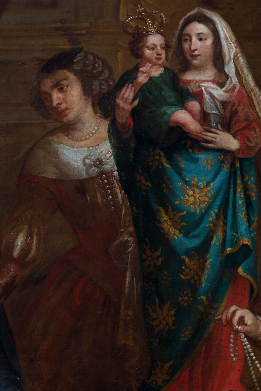 Erzherzogin Isabella von Spanien, die ihre Juwelen der Basilika St. Martin in Halle schenkt von Gaspar De Crayer