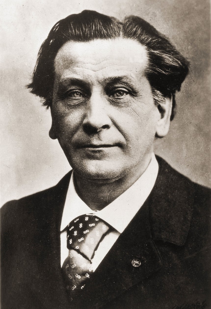 François Coppée (1842-1908), französischer Dichter und Dramatiker, fotografiert von Nadar. von Gaspard Felix Tournachon Nadar