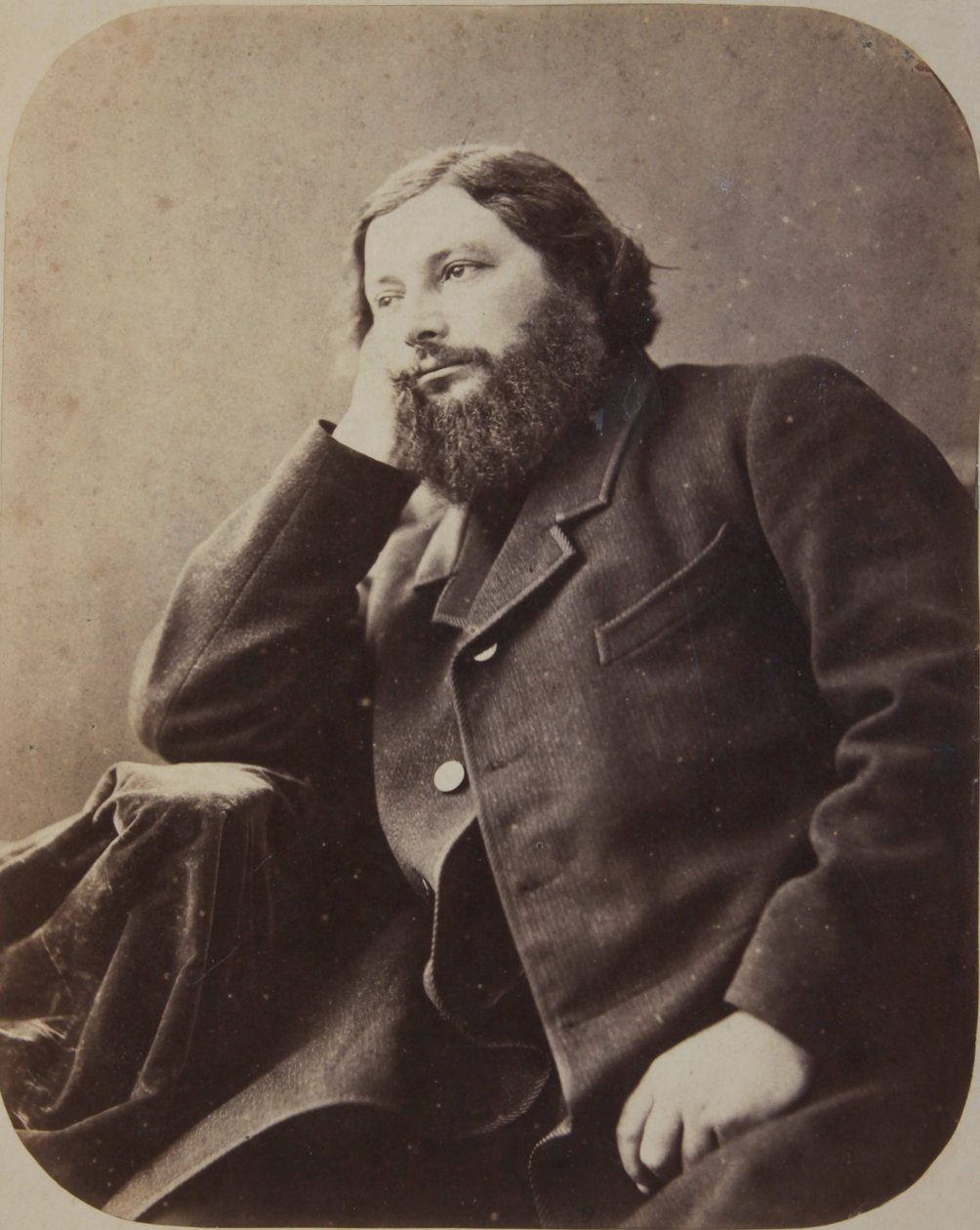 Gustave Courbet, ca. 1866 von Nadar