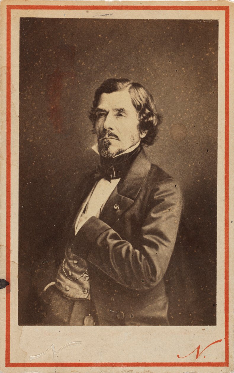 Porträt von Eugène Delacroix 1798-1863, 1858 von Gaspard Félix Nadar