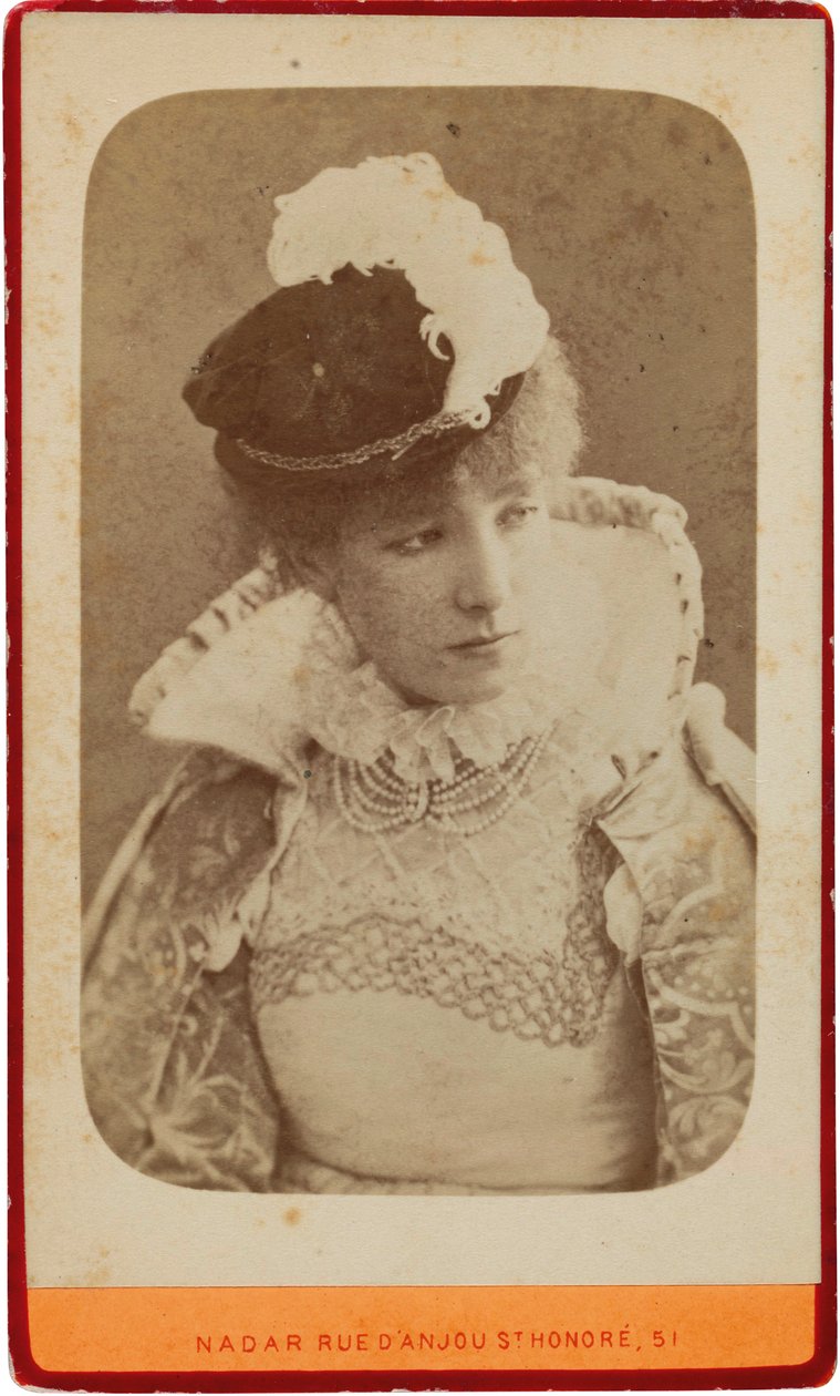 Porträt von Sarah Bernhardt 1844-1923 von Gaspard Félix Nadar