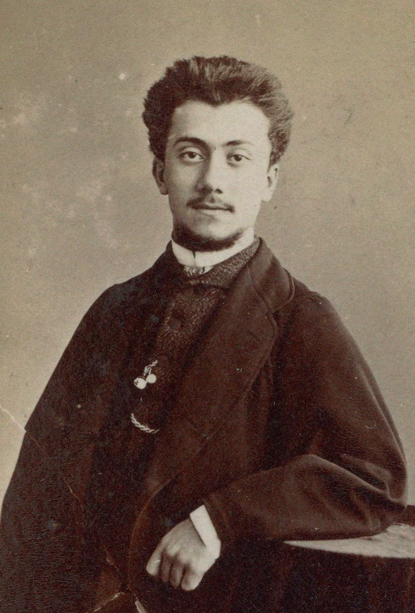 Porträt des Komponisten Alexandre Luigini von Gaspard Félix Nadar