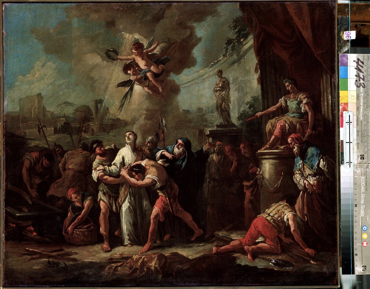 Das Martyrium des heiligen Laurentius von Rom von Gasparo Diziani