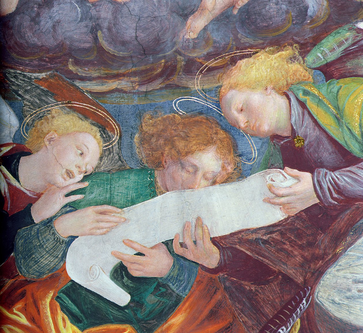 Das Konzert der Engel, 1534-36 (Detail) von Gaudenzio Ferrari