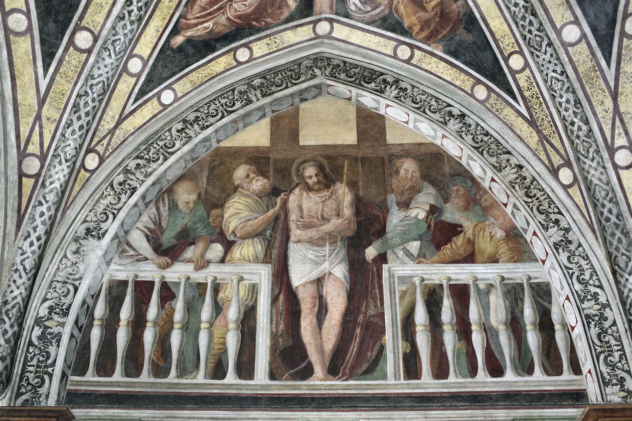 Ecce Homo Fresko von Gaudenzio Ferrari (ca. 1475-1546) 1542 Mailand, Basilica di Santa Maria delle Grazie Italien von Gaudenzio Ferrari