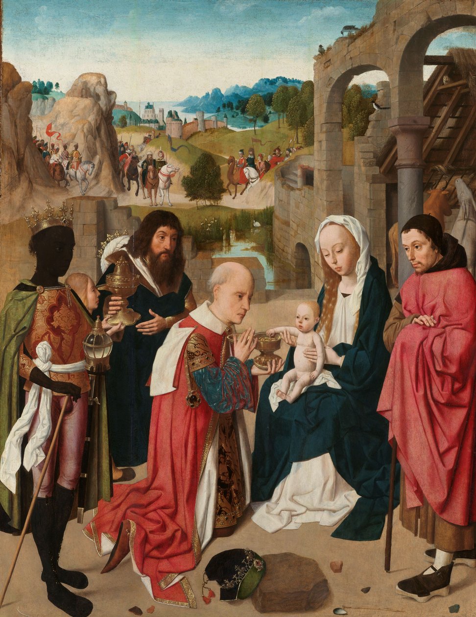 Die Anbetung der Könige von Geertgen Tot sint Jans