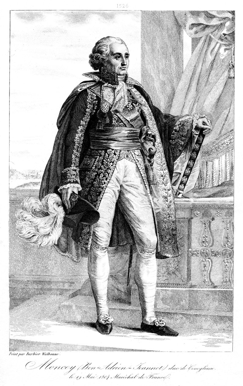 Bon Adrien Jeannot de Moncey 1754-1842, Marschall von Frankreich, 1839 von Geille