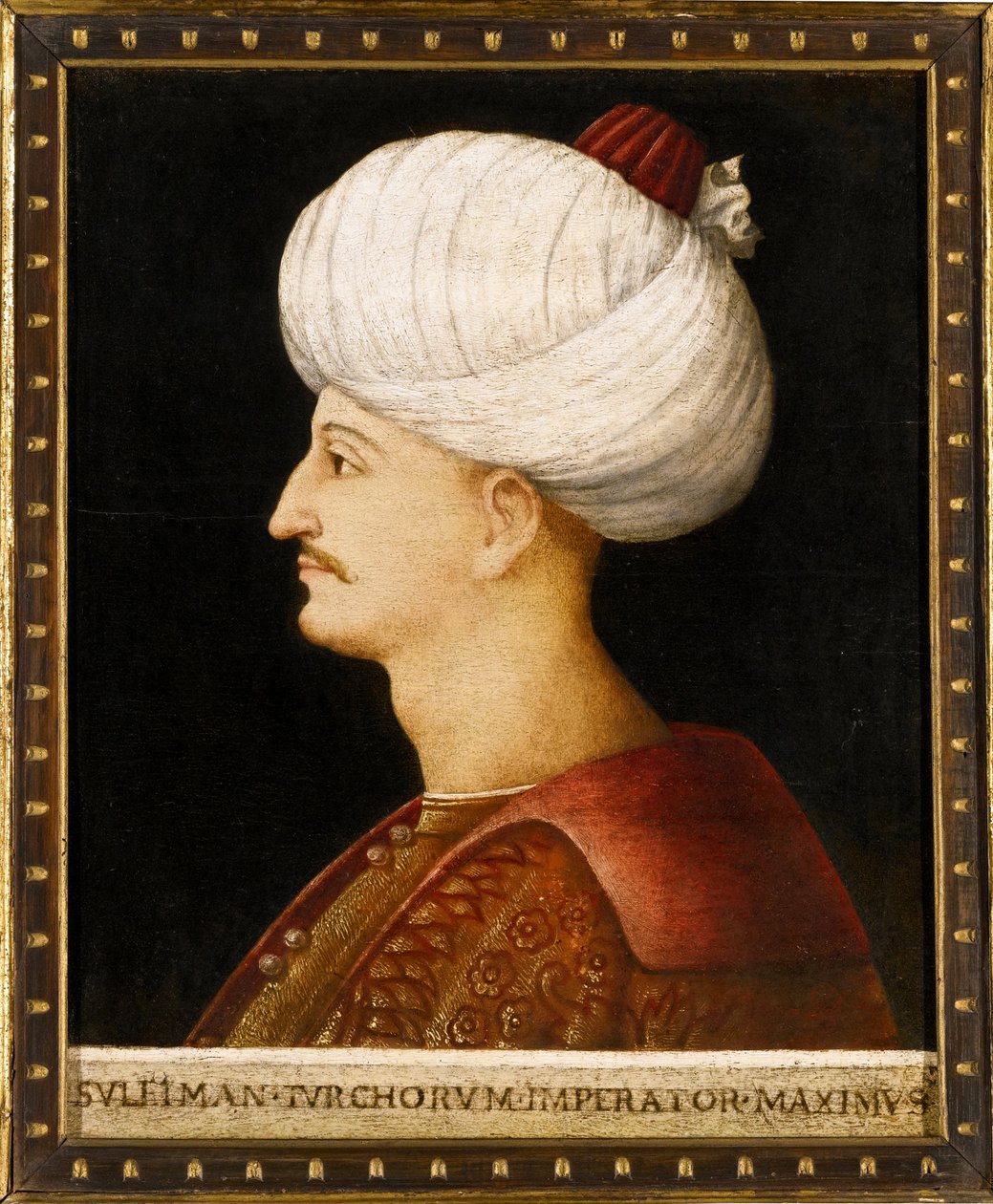 Porträt von Sultan Suleiman I. dem Prächtigen von Gentile (school of) Bellini