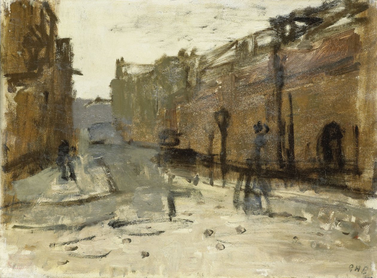 De Baan in Rotterdam von Georg-Hendrik Breitner