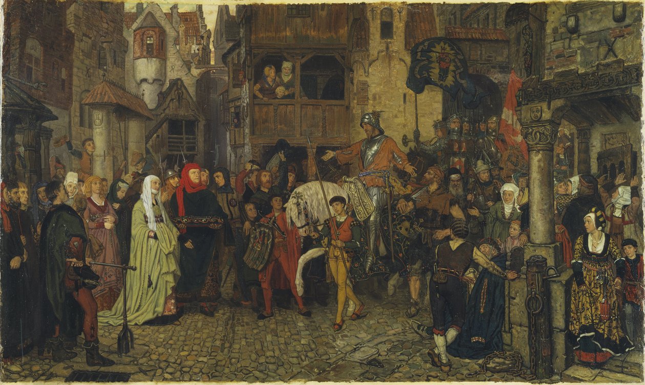 Der Einzug von Sten Sture dem Älteren in Stockholm von Georg  Rosen