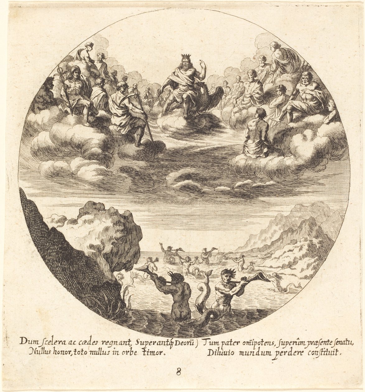 Jupiter und die Götter von Georg Andreas Wolfgang the Elder