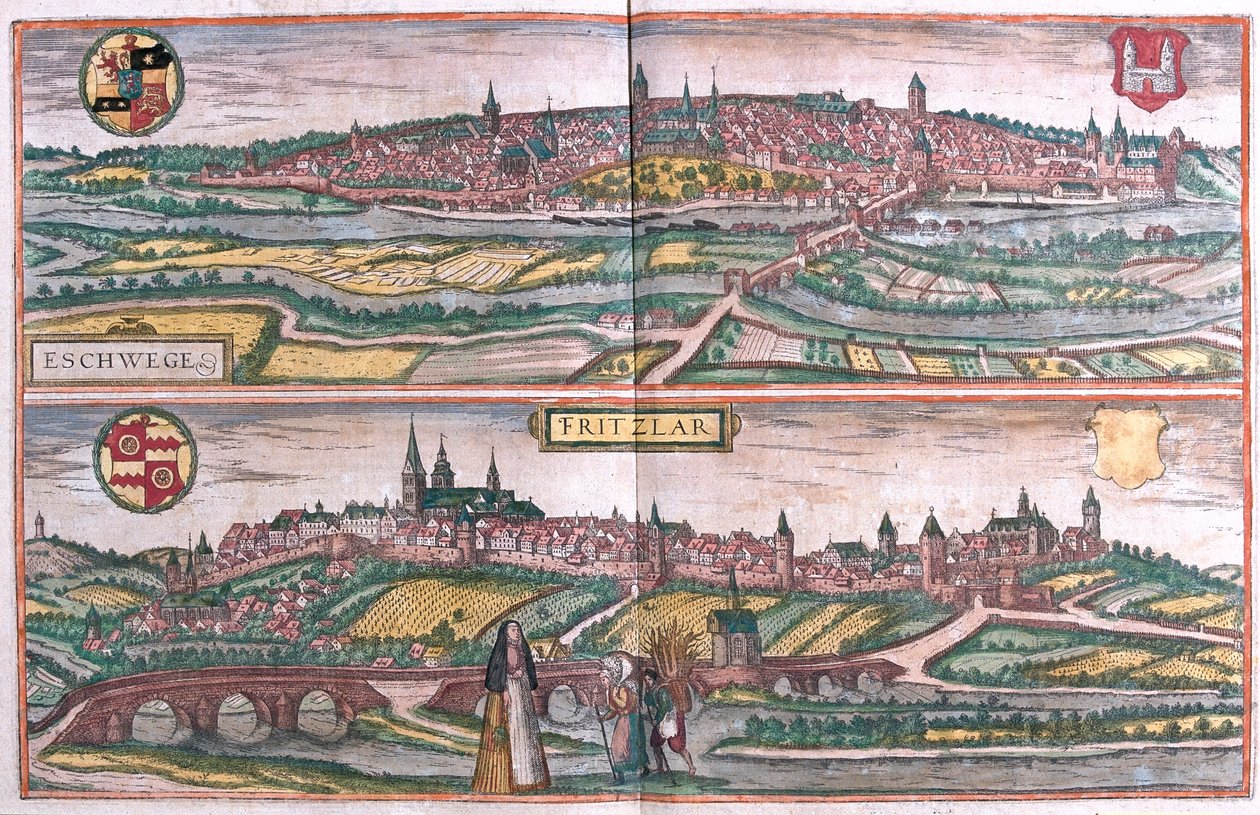 Eschwege und Fritzlar, Deutschland - in 
