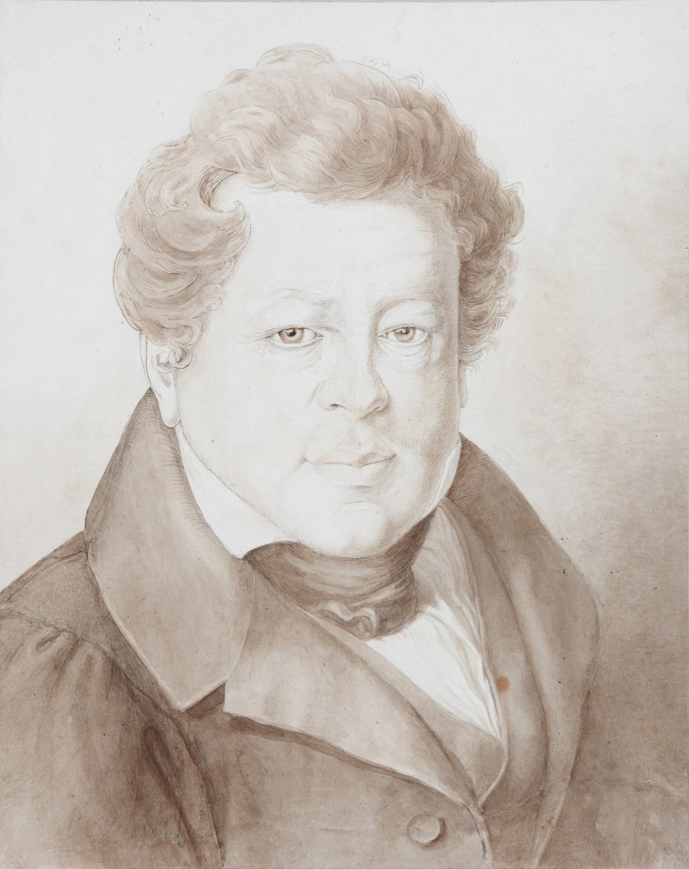 Porträt von Alexander Iwanowitsch Turgenew 1784-1845, 1833 von Georg Christian August Kestner