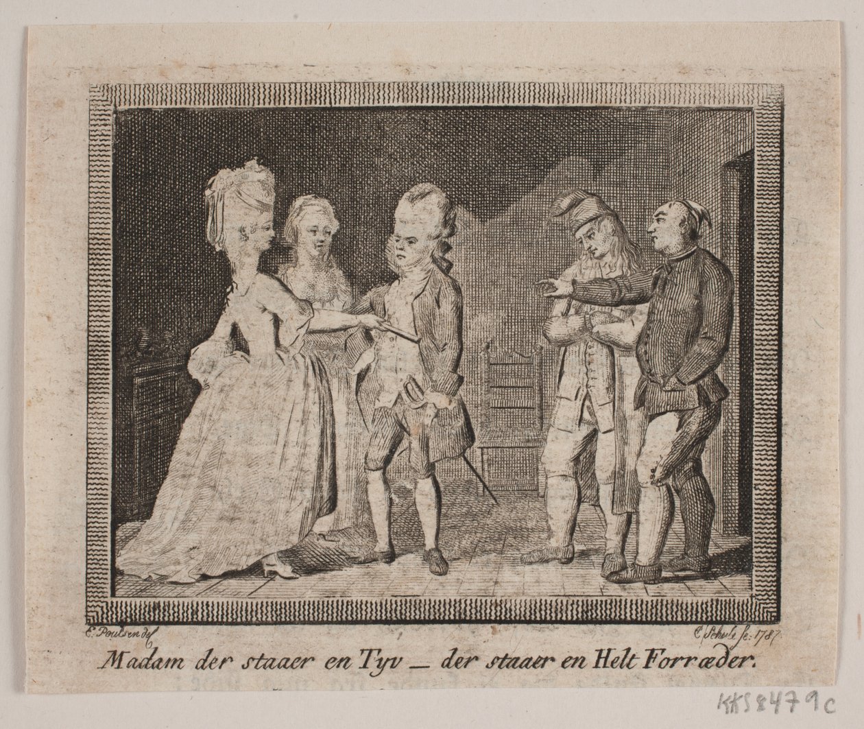 Vignette zu J. H. Wessels "Sämtliche Schriften" von Georg Christian Schule