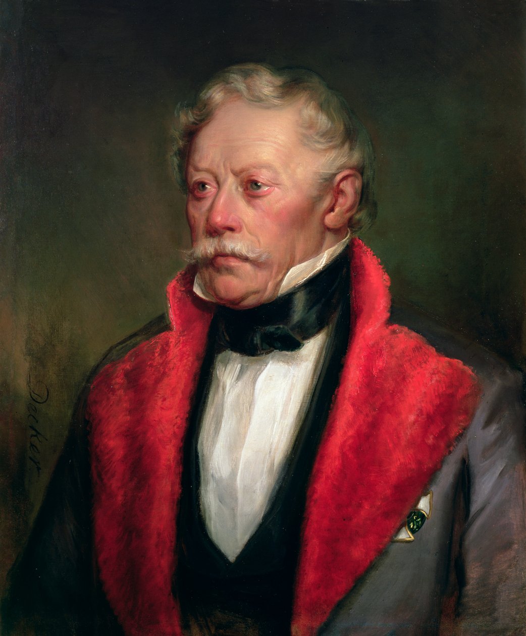 Johann Joseph Wenzel, Graf Radetzky (1766-1858) Gouverneur der lombardisch-venezianischen Gebiete in den mittleren 1800er Jahren von Georg Decker
