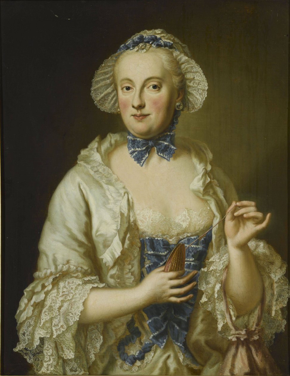 Porträt von Maria Anna Sophia von Sachsen, Kurfürstin von Bayern (1728-1797) von Georg Desmarees