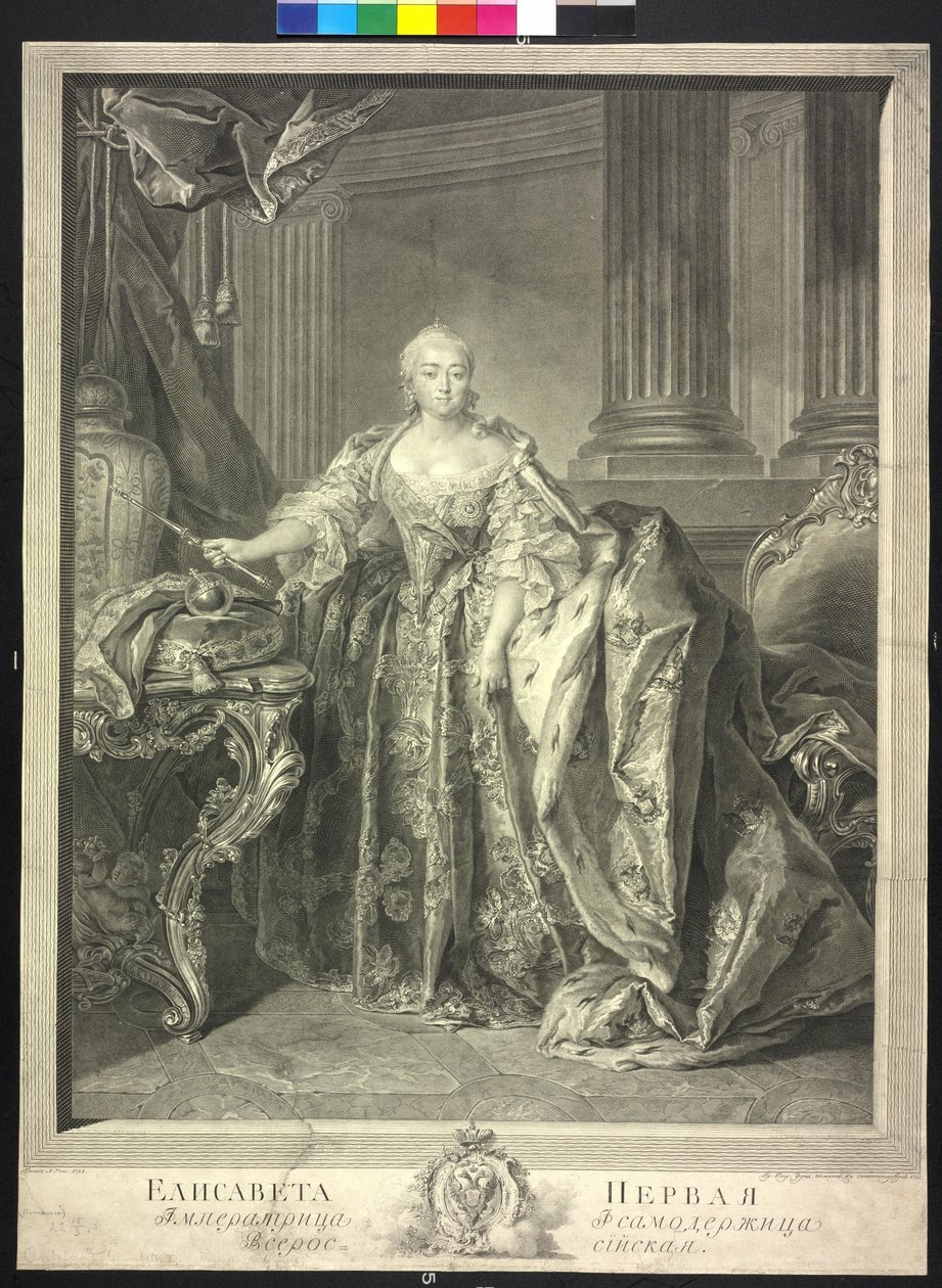 Kaiserin von Russland Elisabeth Petrowna von Georg Friedrich Schmidt