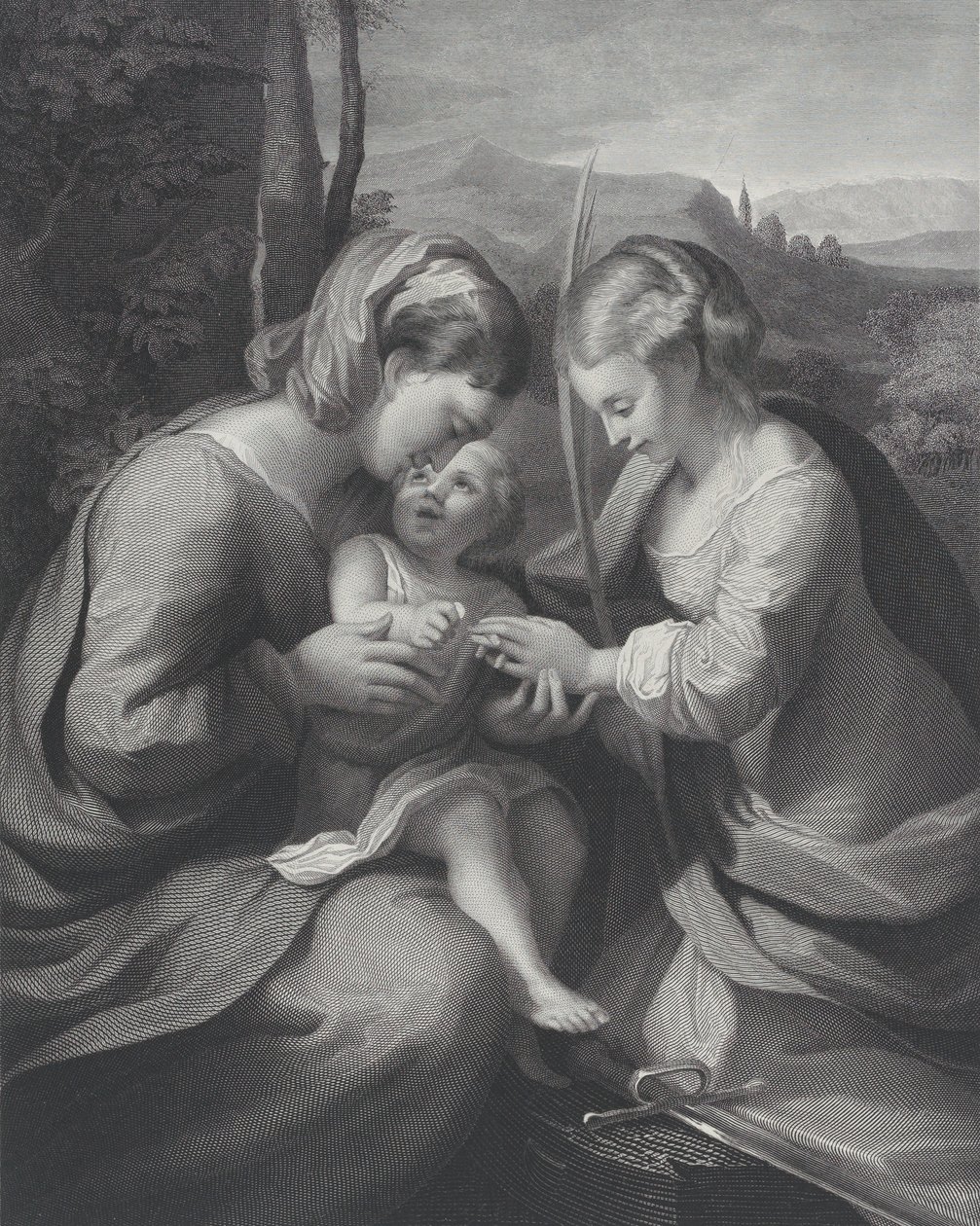 Die mystische Hochzeit der Heiligen Katharina von Georg Jacob Felsing