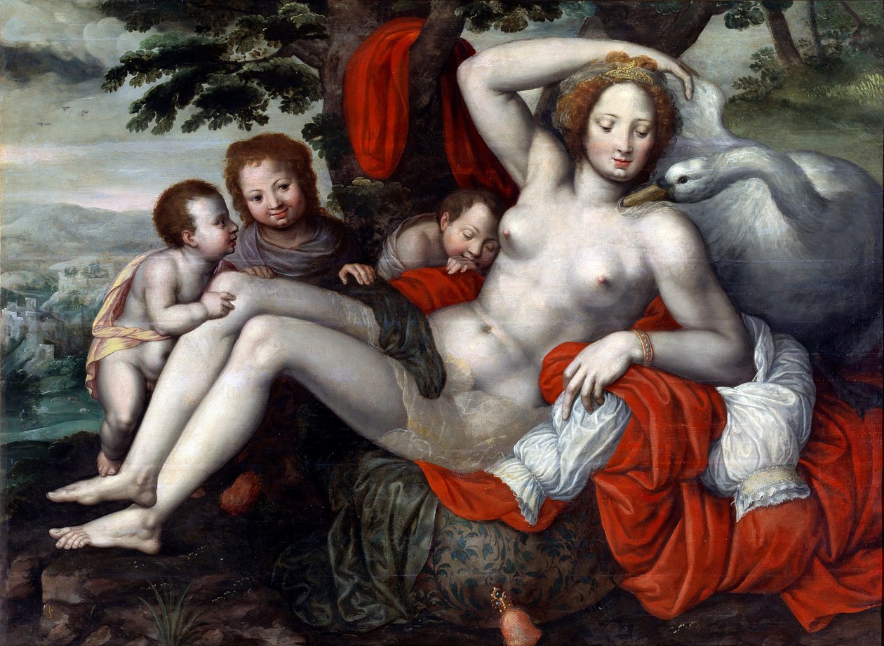 Leda und der Schwan von Georg Pencz