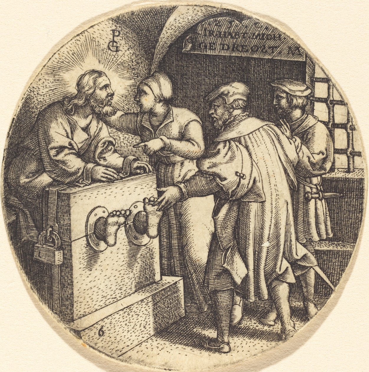 Die Gefangenen besuchen von Georg Pencz