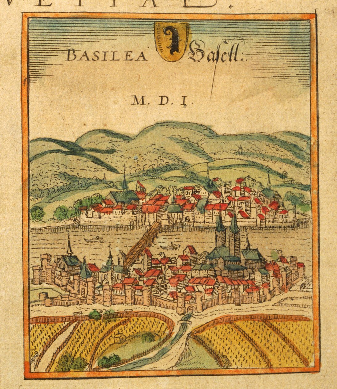 Karte von Basel aus 