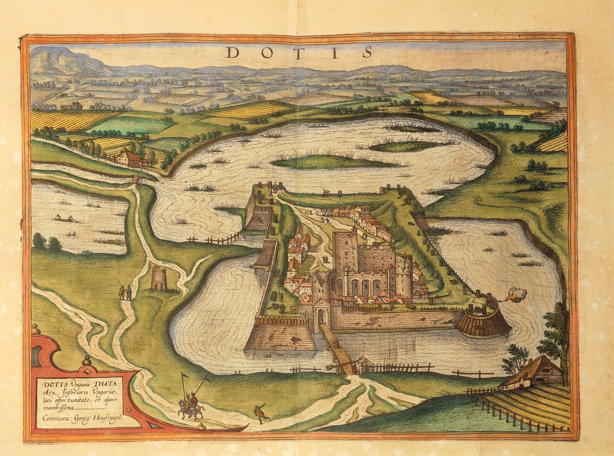 Tata, Dotis aus Civitates Orbis Terrarum von Georg Braun von Georg Braun and Hogenberg Franz