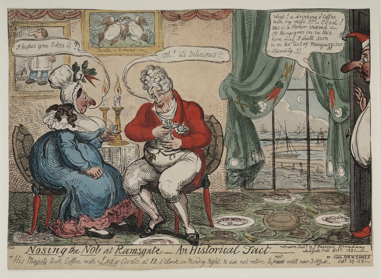 Den Adel in Ramsgate riechen - eine historische Tatsache von George Cruikshank
