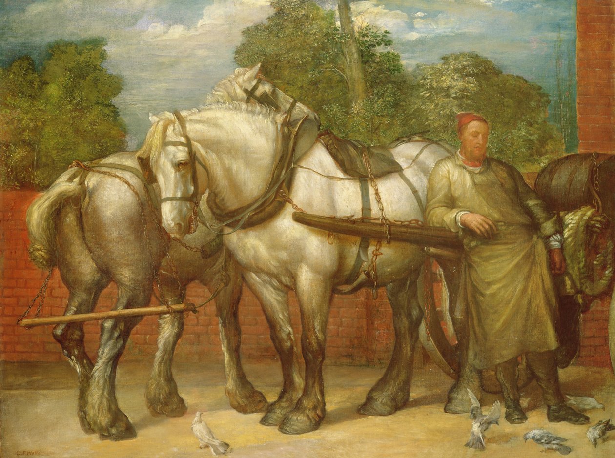 Die Mittagsruhe von George Frederick Watts