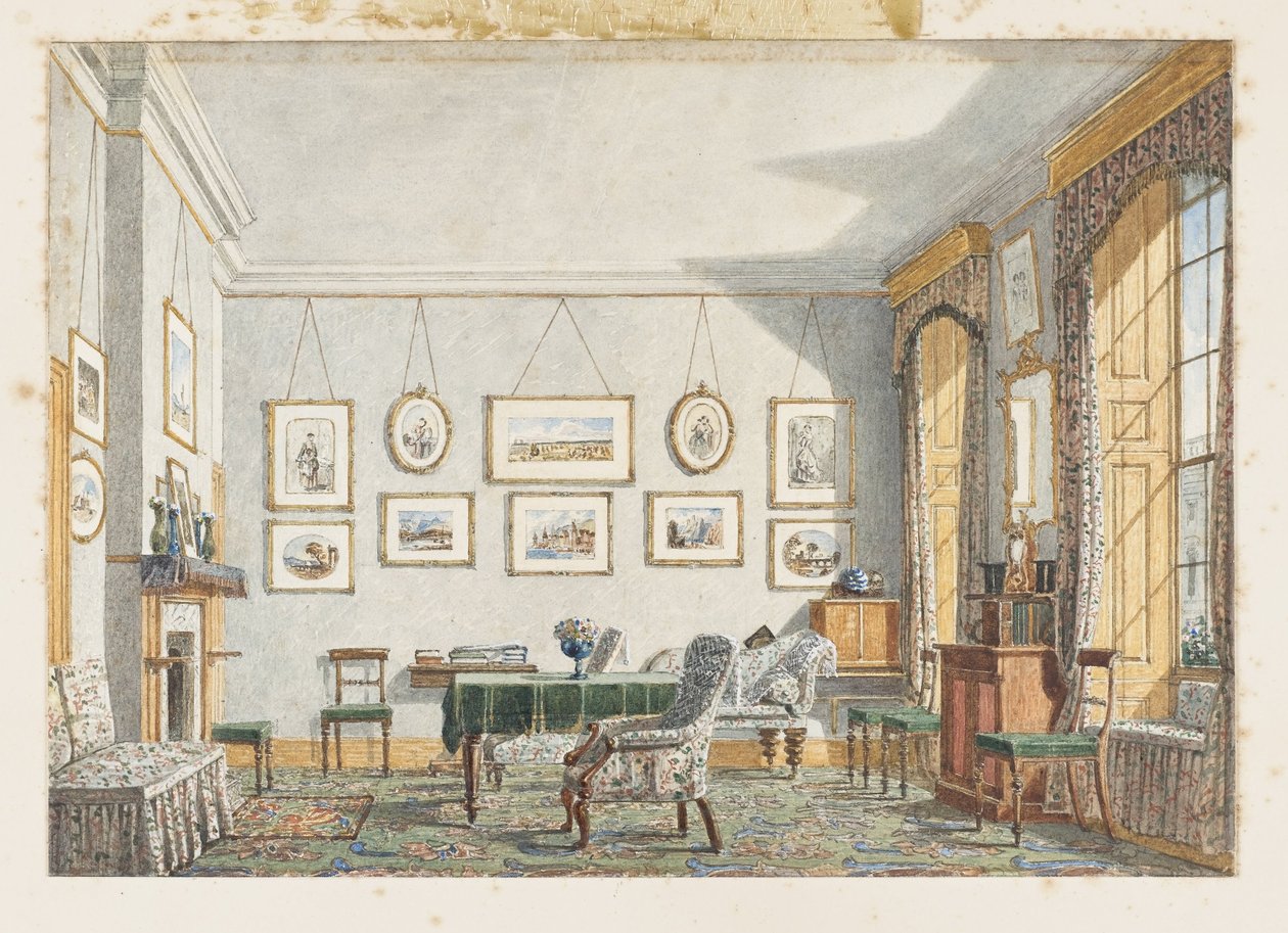 George James Drummonds Zimmer in Oxford, 1853 von George Pyne