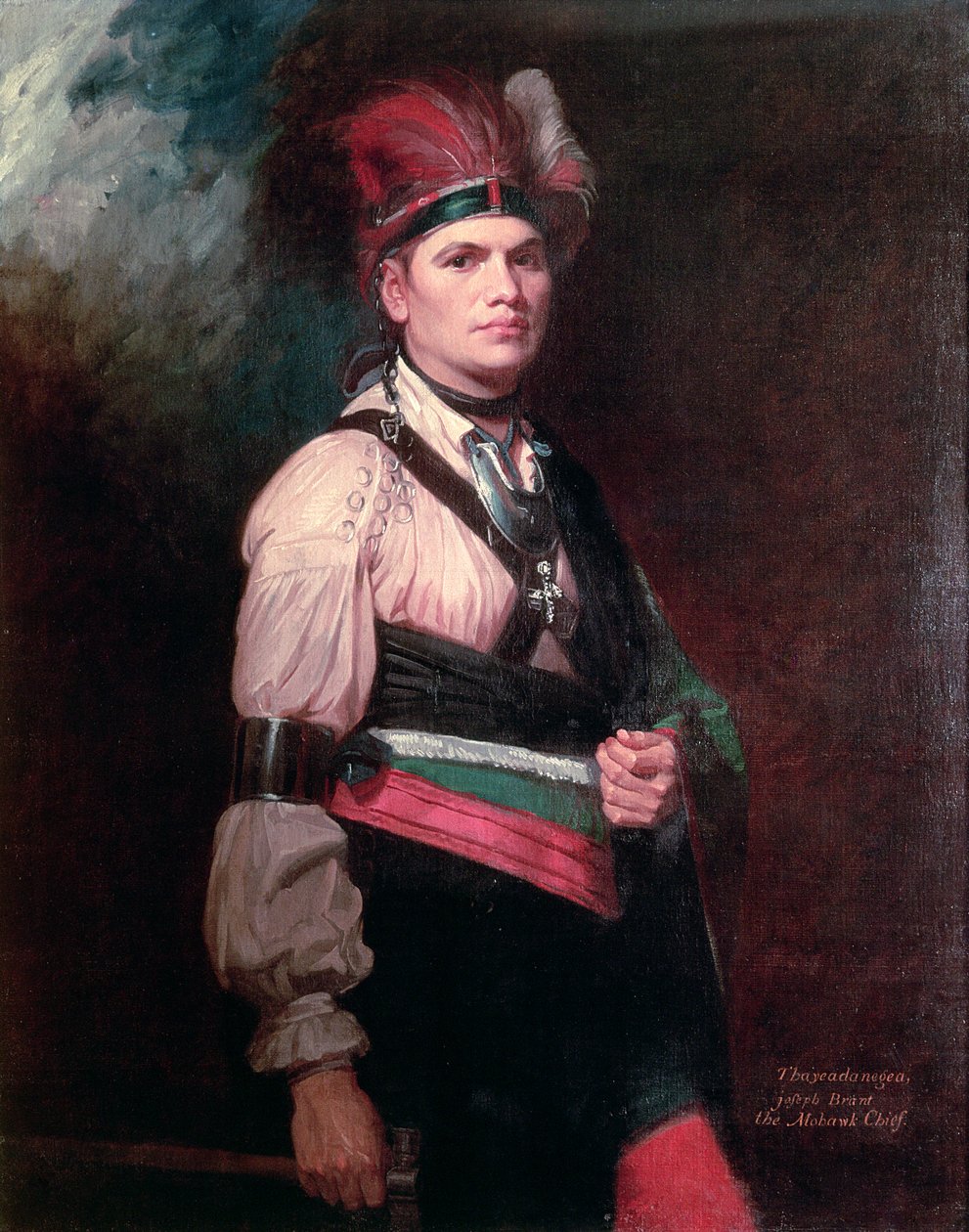 Joseph Brant, Häuptling der Mohawks, 1742-1807 von George Romney