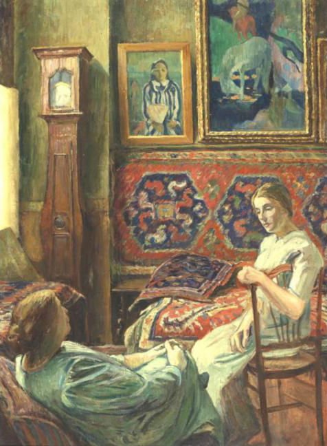 Gespräch im Atelier in Corneilla-de-Conflent von George Daniel de Monfreid