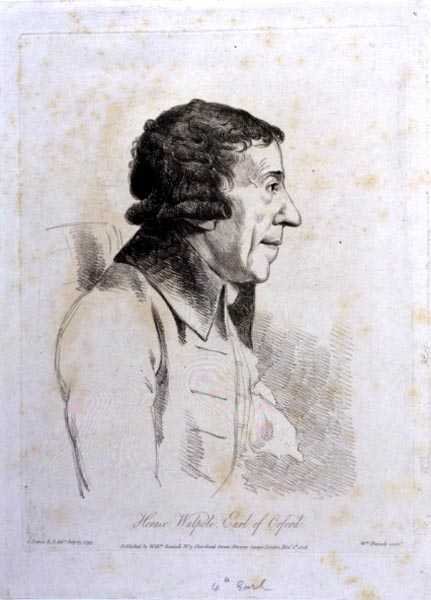 Horace Walpole, 4. Earl of Orford, graviert von William Daniell von George (after) Dance