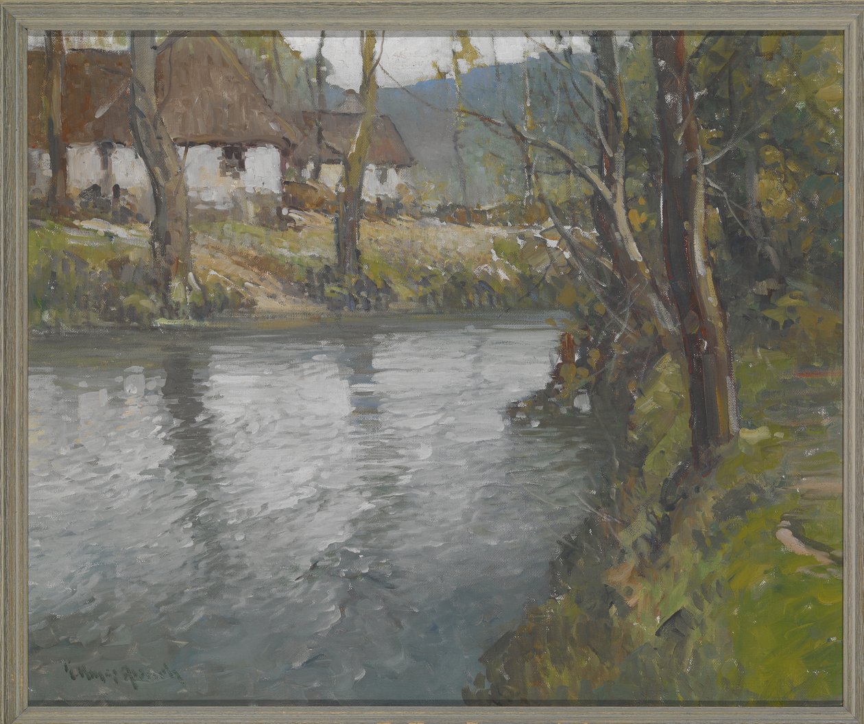 Grauer Tag in der Normandie, ca. 1910 von George Ames Aldrich