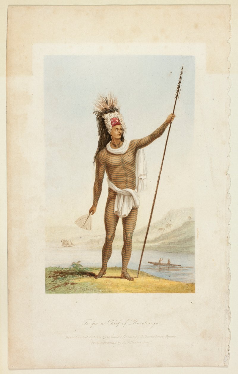 Te Po, ein Häuptling von Rarotonga von George Baxter