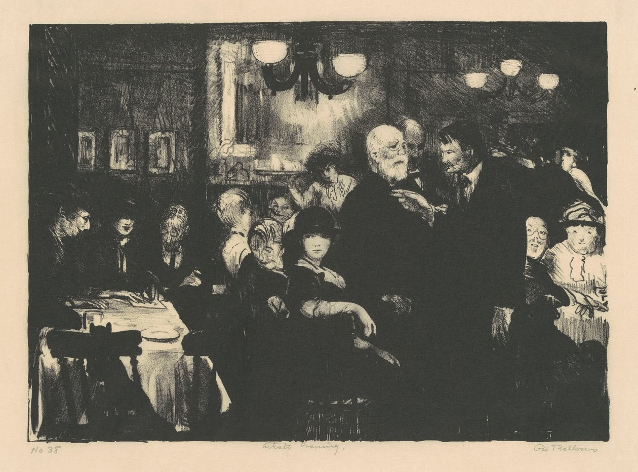 Künstlerabend von George Bellows