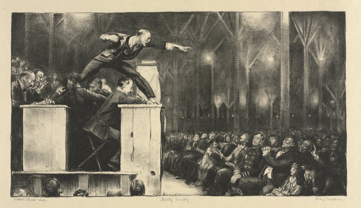Billy Sunday von George Bellows