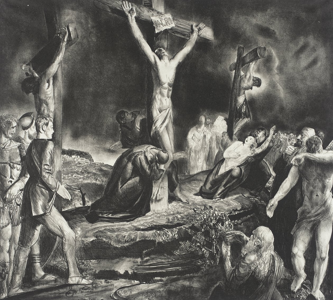Kreuzigung Christi von George Bellows