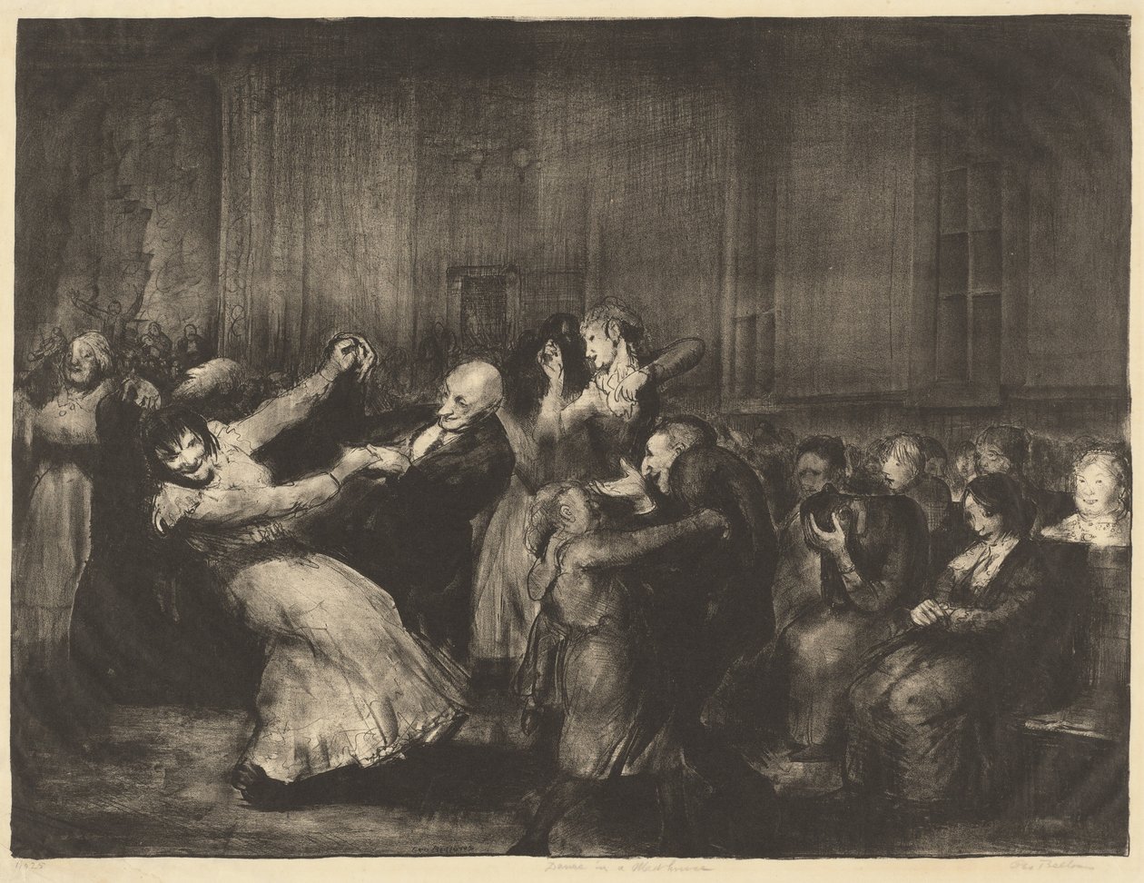 Tanz in einer Irrenanstalt von George Bellows